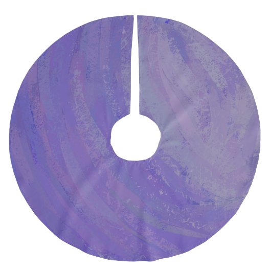 Jupon De Sapin En Polyester Brossé Broche à bleuets (Devant)