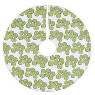 Jupon De Sapin En Polyester Brossé Brochure écossaise Crunchy Green Kosher Pickle Chi