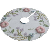 broderie mignonne de rose de vert de menthe de