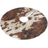 Jupon De Sapin En Polyester Brossé Brown noir blanc (Angle)
