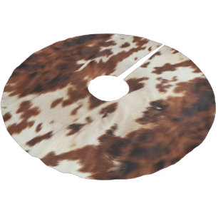 Jupon De Sapin En Polyester Brossé Brown noir blanc