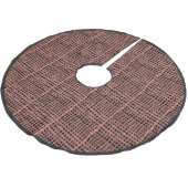 Jupon De Sapin En Polyester Brossé Brûlure rougeâtre (Angle)