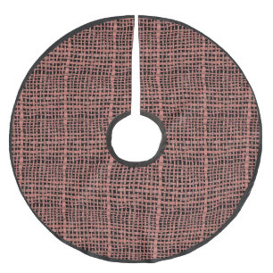 Jupon De Sapin En Polyester Brossé Brûlure rougeâtre