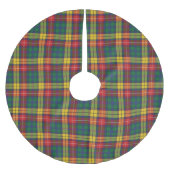 Jupon De Sapin En Polyester Brossé Buchanan Plaid Tartan Motif (Devant)