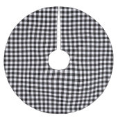 Jupon De Sapin En Polyester Brossé Buffalo Plaid (Devant)