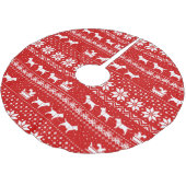 Jupon De Sapin En Polyester Brossé Bull Terriers Chiens de Noël Sleigh Ride Holiday (Angle)