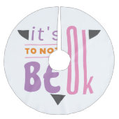 Jupon De Sapin En Polyester Brossé Ça ne va pas. (Devant)