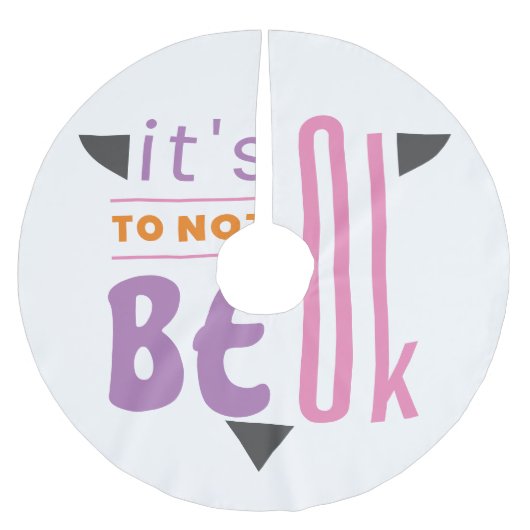 Jupon De Sapin En Polyester Brossé Ça ne va pas. (Devant)