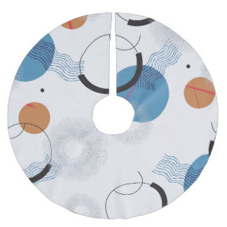 Jupon De Sapin En Polyester Brossé Cactus colorés : Motif mignon et sans couture