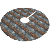 Jupon De Sapin En Polyester Brossé Cairn Terrier Halloween Éffrayant (Angle)