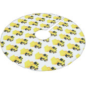 Jupon De Sapin En Polyester Brossé Camion de construction de chargeur frontal (Angle)