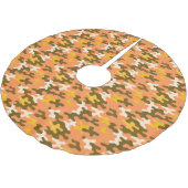 Jupon De Sapin En Polyester Brossé Camo orange (Angle)