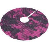 Jupon De Sapin En Polyester Brossé Camouflage hexagonal, texture militaire arrière -  (Angle)