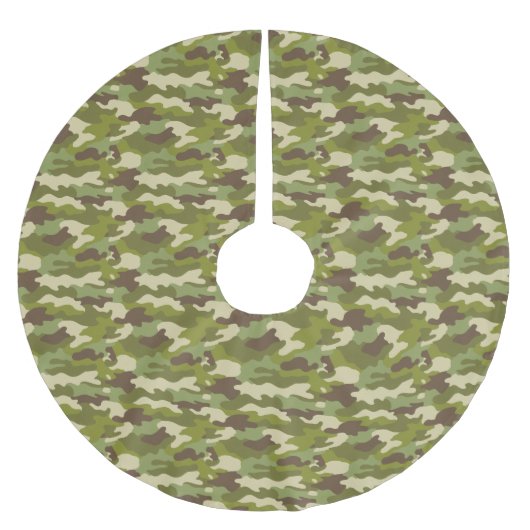 Jupon De Sapin En Polyester Brossé Camouflage militaire (Devant)