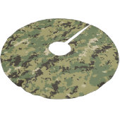 Jupon De Sapin En Polyester Brossé Camouflage naval Woodland (Angle)