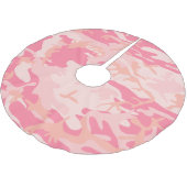 Jupon De Sapin En Polyester Brossé Camouflage rose, Armée (Angle)