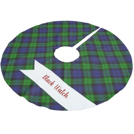 Jupon De Sapin En Polyester Brossé Campbell Clan Tartan Plaid Black Watch (Angle)