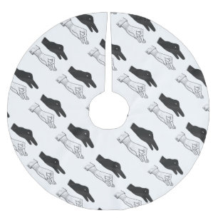 Jupon De Sapin En Polyester Brossé Canard Silhouette main