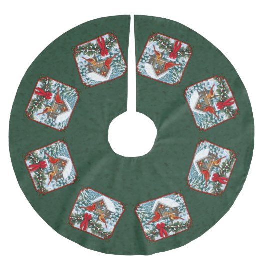 Jupon De Sapin En Polyester Brossé Cardinal Green (Devant)