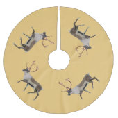 Jupon De Sapin En Polyester Brossé Caribou des bois (Devant)