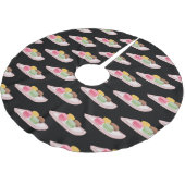 Jupon De Sapin En Polyester Brossé Caricature de Macaron (Angle)