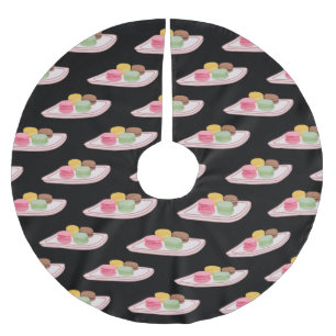 Jupon De Sapin En Polyester Brossé Caricature de Macaron