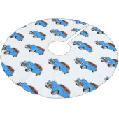 Jupon De Sapin En Polyester Brossé Caricature de voiture classique 1948 (Angle)