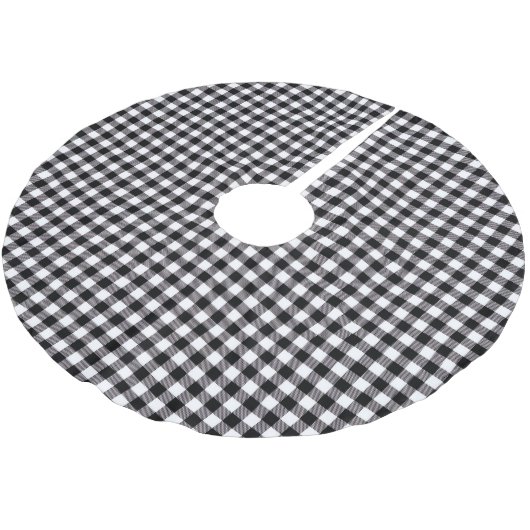 Jupon De Sapin En Polyester Brossé Caron à motifs tartan de Buffalo (Angle)