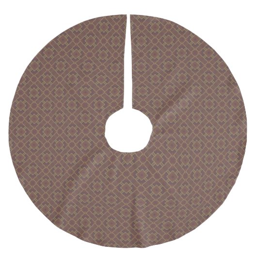 Jupon De Sapin En Polyester Brossé Carrelage Brown (Devant)