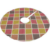 JUPON DE SAPIN EN POLYESTER BROSSÉ CARTEAUX D'ÉPICES (Angle)