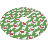 Jupon De Sapin En Polyester Brossé Cartoon Red Cardinal (Angle)