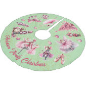 Jupon De Sapin En Polyester Brossé Casse-Noisette Ballet (Angle)