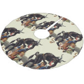Jupon De Sapin En Polyester Brossé cauchemar noël krampus (Angle)