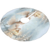 Jupon De Sapin En Polyester Brossé Celestial Winter Angel Lantern of Comfort (Angle)