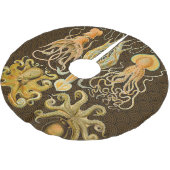 Jupon De Sapin En Polyester Brossé Cephalopod poulpe calmar Nature marine (Angle)