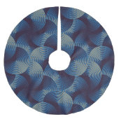 Jupon De Sapin En Polyester Brossé Cercles métalliques illusion optique, patte transp (Devant)