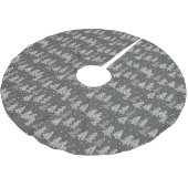 Jupon De Sapin En Polyester Brossé Chalkboard Handdrawn (Angle)