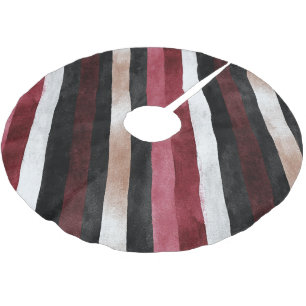 Jupon De Sapin En Polyester Brossé Champagne Rose Bourgogne Noir Rayures