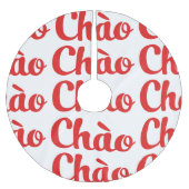 Jupon De Sapin En Polyester Brossé Chào / Hello ~ Vietnam / Vietnamien / Tiêt Viêt (Devant)