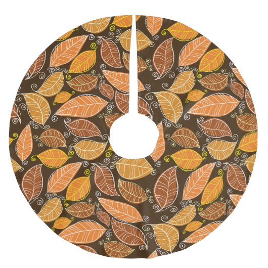 Jupon De Sapin En Polyester Brossé Château de contes de fées, Paysage pétrolier moder (Devant)