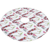 Jupon De Sapin En Polyester Brossé Chatons Chatons Chatons (Angle)
