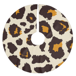 Jupon De Sapin En Polyester Brossé Cheetah Skin, Texture Poster de animal.