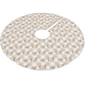 Jupon De Sapin En Polyester Brossé Chèque de bison de rennes rustique ferme (Angle)