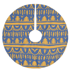 Jupon De Sapin En Polyester Brossé Chevrons africains : motif tribal ethnique
