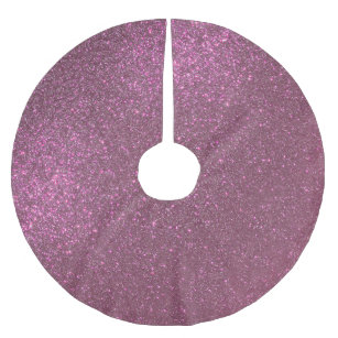Jupon De Sapin En Polyester Brossé Chic Elegant Plum violet Parties scintillant mouss
