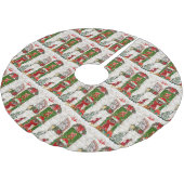 Jupon De Sapin En Polyester Brossé Chihuahua Chien Noël (Angle)