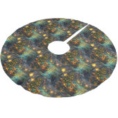 Jupon De Sapin En Polyester Brossé Chihuahua Noël Festive Voyage (Angle)