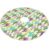 Jupon De Sapin En Polyester Brossé Christmas Cactus (Angle)