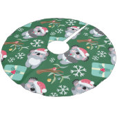 Jupon De Sapin En Polyester Brossé Christmas Koala (Angle)
