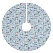 Jupon De Sapin En Polyester Brossé Christmas Pattern Tree Skirt (Devant)